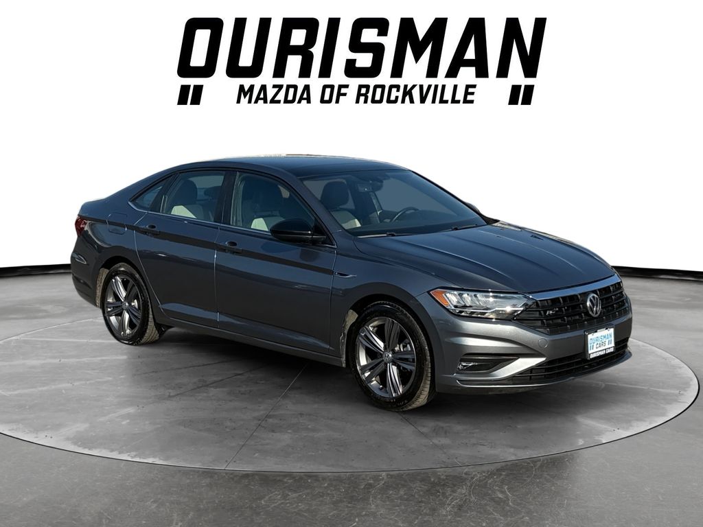 Platinum Gray Metallic 2021 Volkswagen Jetta R-Line FWD Sedan Front-Wheel Drive 8-Speed Automatic