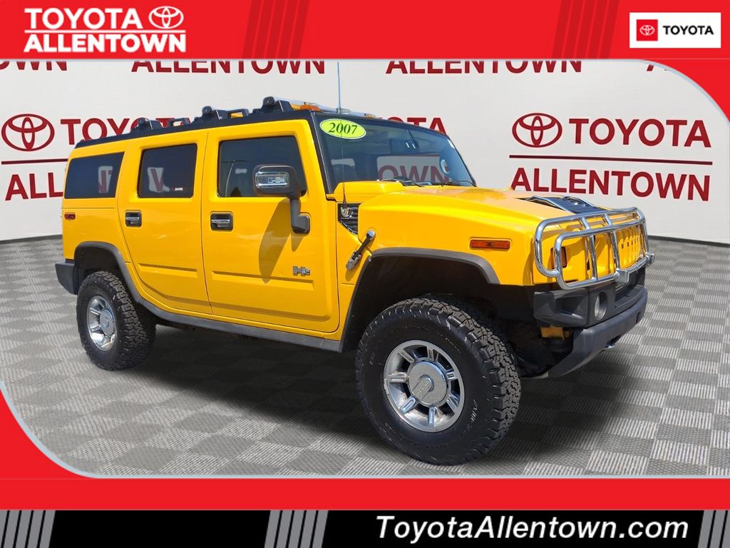 Yellow 2007 Hummer H2 SUV / Crossover Four-Wheel Drive 4-Speed Automatic Overdrive