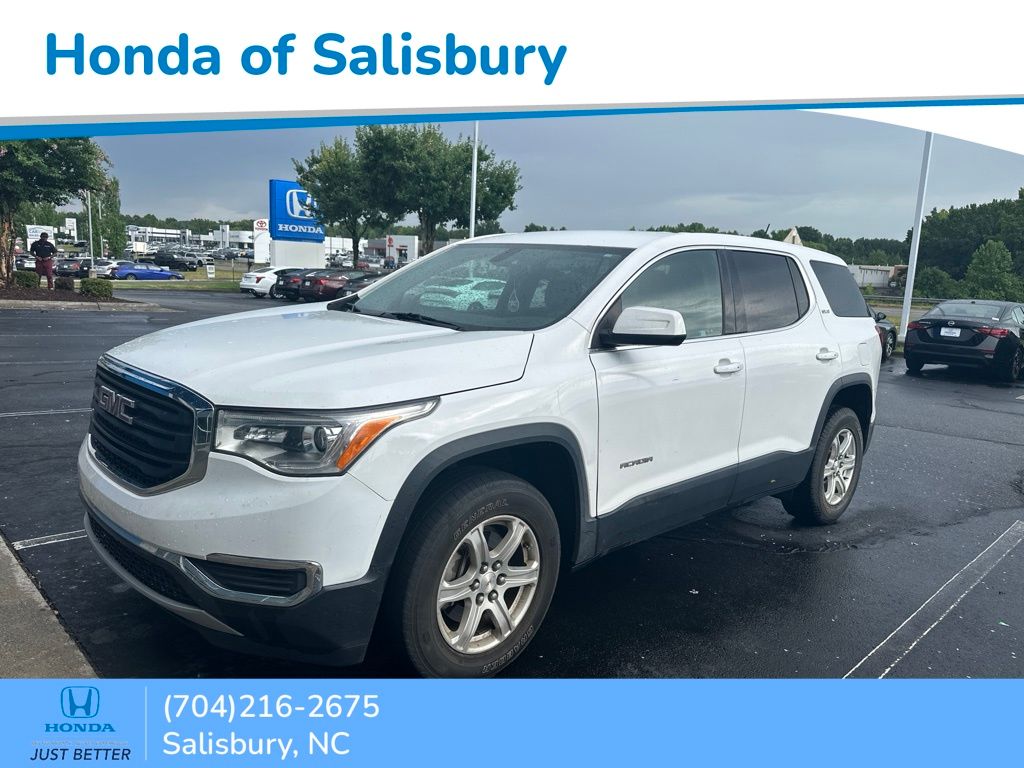 Summit White 2019 GMC Acadia SUV / Crossover Front-Wheel Drive 6-Speed Automatic