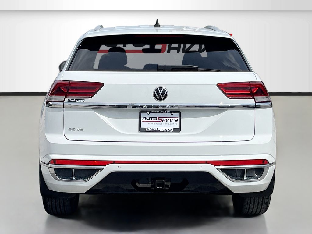 2021 Volkswagen Atlas Cross Sport 3.6L V6 SE w/Technology R-Line White at Big Star Buick GMC