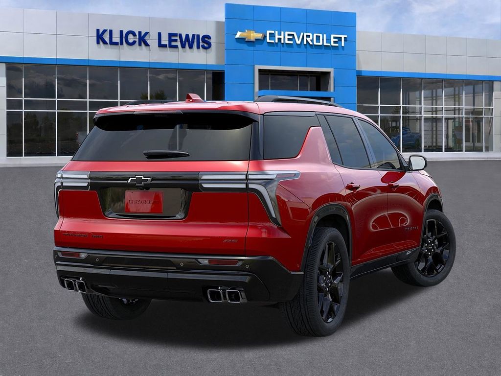2026 Chevrolet Traverse RS Red at Klick Lewis Buick Chevrolet