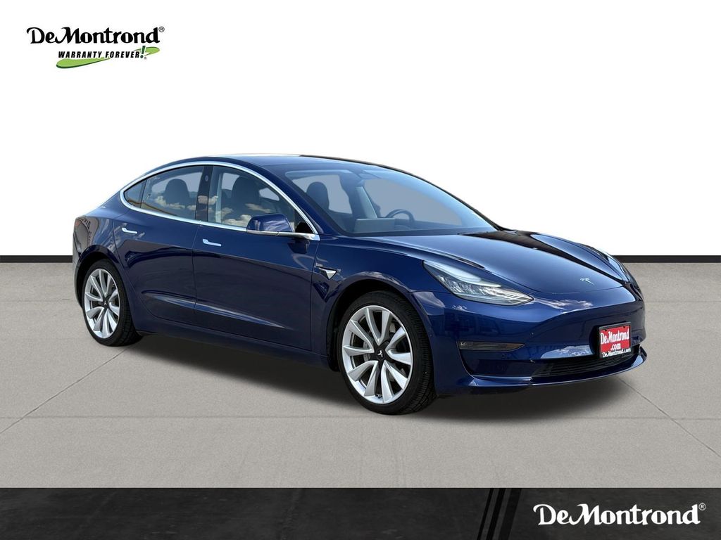 2018 Tesla Model 3 Long Range Blue at Shottenkirk Kia Fort Bend