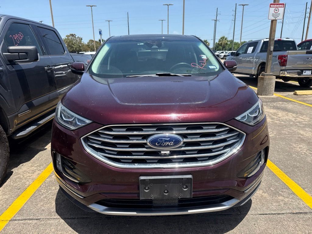 2019 Ford Edge Titanium Red at Bravo Nissan