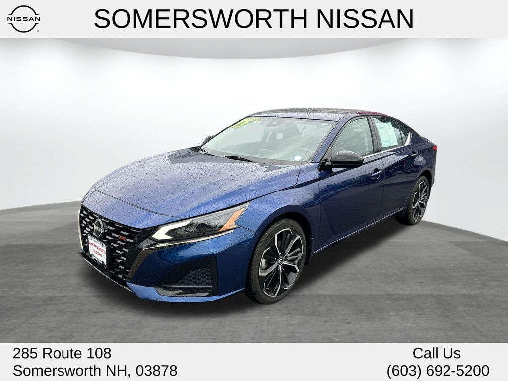 Deep Blue Pearl 2023 Nissan Altima Sedan All-Wheel Drive Continuously Variable Transmission