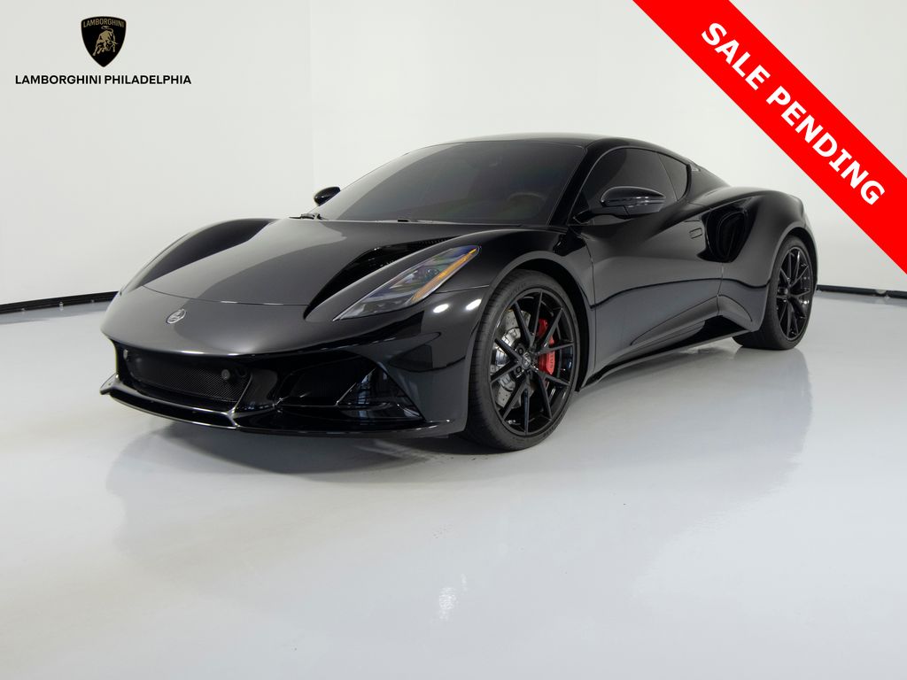 Cosmos Black 2025 Lotus Emira V6 Base RWD Coupe Rear-Wheel Drive 6-Speed Automatic