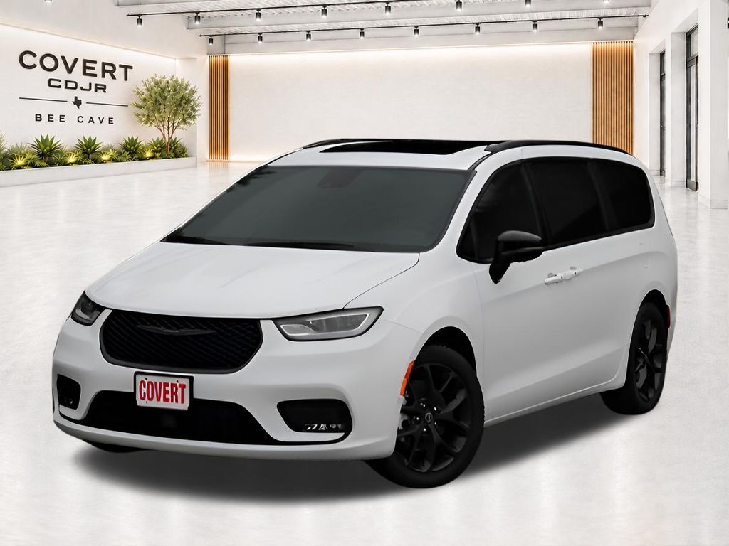 Bright White Clearcoat 2025 Chrysler Pacifica Minivan Front-Wheel Drive 9-Speed Automatic