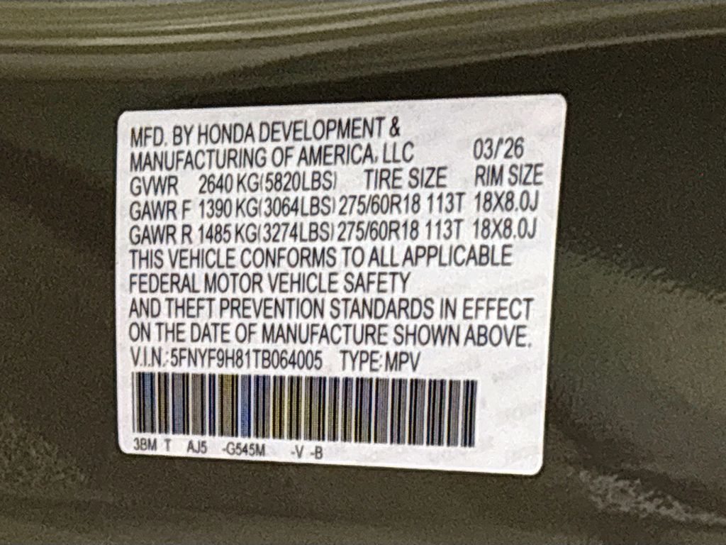 2026 Honda Passport TrailSport Elite Blackout