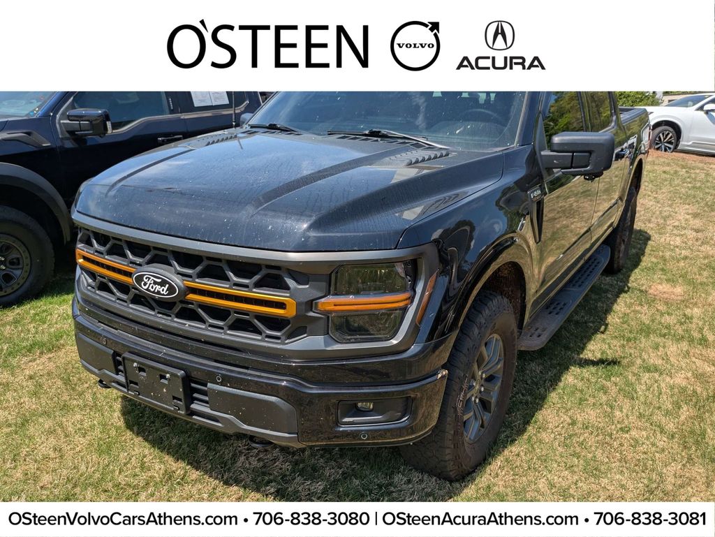 Black Metallic 2025 Ford F-150 Tremor SuperCrew 4WD Pickup Truck Four-Wheel Drive Automatic