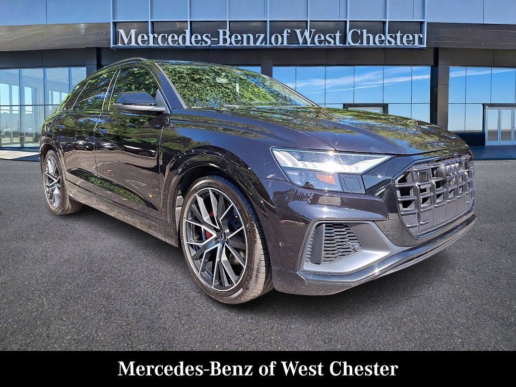 Orca Black Metallic 2021 Audi Q8 SUV / Crossover All-Wheel Drive 8-Speed Automatic