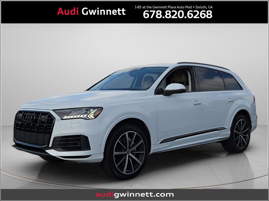 Glacier White 2023 Audi Q7 SUV / Crossover All-Wheel Drive 8-Speed Automatic
