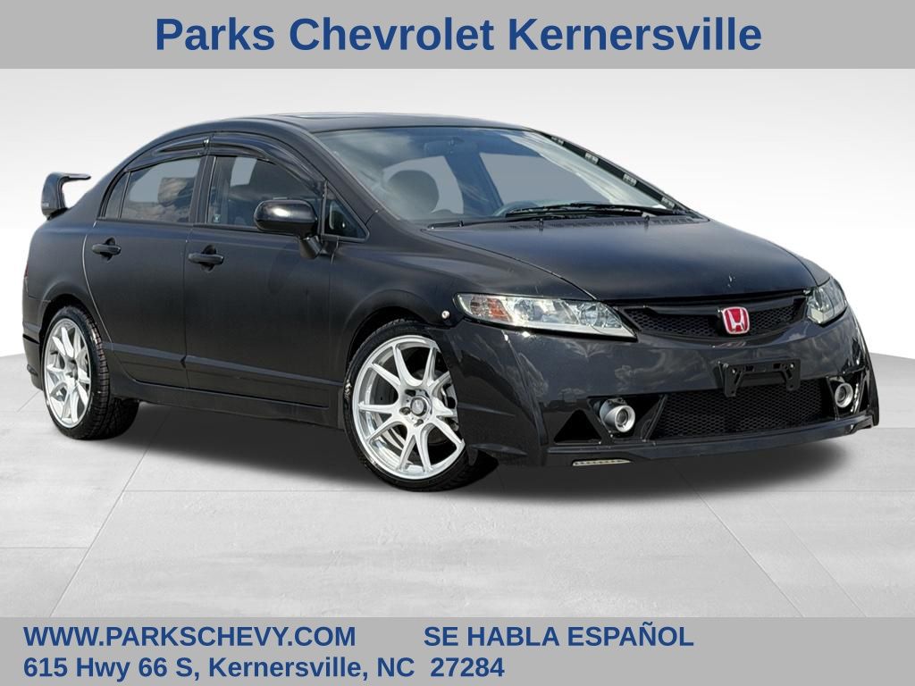 Black 2010 Honda Civic Sedan Front-Wheel Drive 5-Speed Automatic