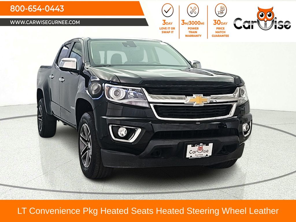 Black 2019 Chevrolet Colorado Pickup Truck Four-Wheel Drive 8-Speed Automatic