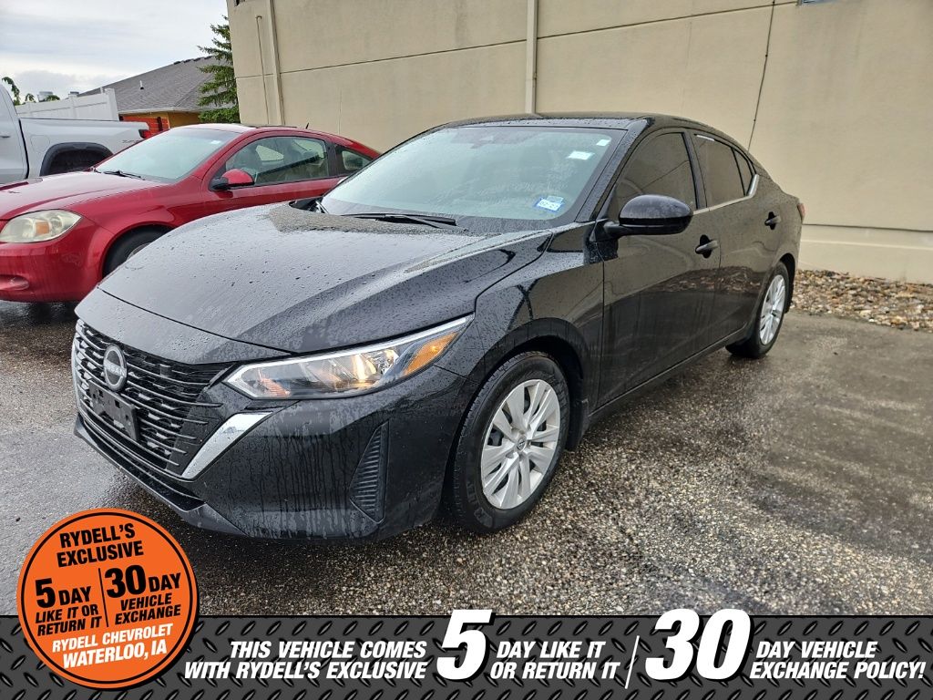 Super Black 2024 Nissan Sentra Sedan Front-Wheel Drive Continuously Variable Transmission
