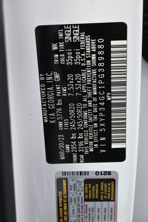 Used 2023 Glacial White Pearl Kia EX image 28