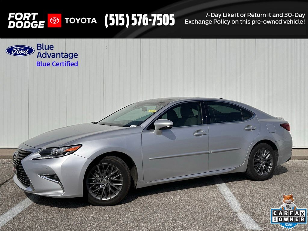 Silver 2018 Lexus ES 350 FWD Sedan Front-Wheel Drive Automatic