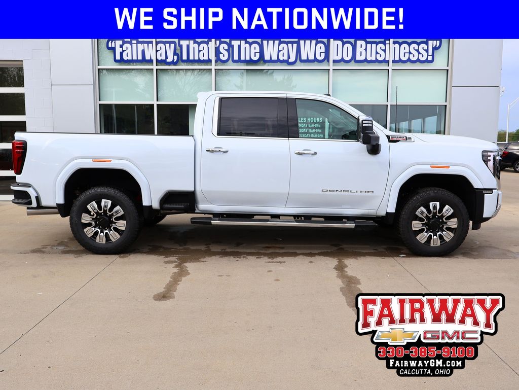 Glacier White Tricoat 2026 GMC Sierra 3500HD Pickup Truck Four-Wheel Drive Automatic