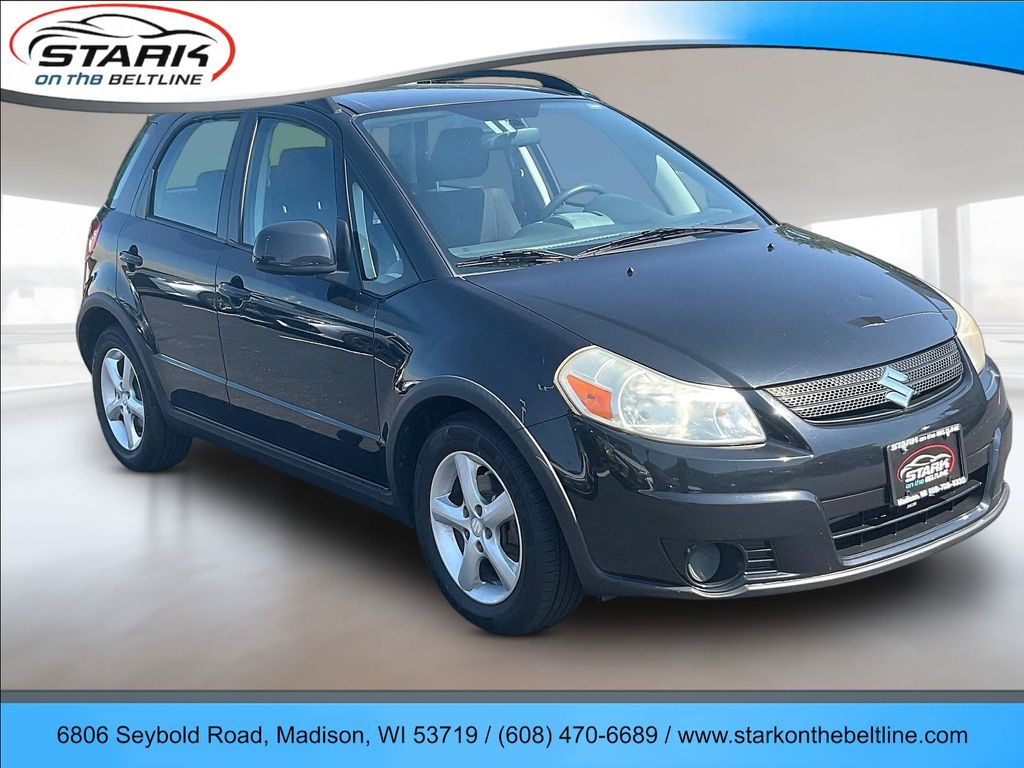 Black 2009 Suzuki SX4 SUV / Crossover All-Wheel Drive 4-Speed Automatic