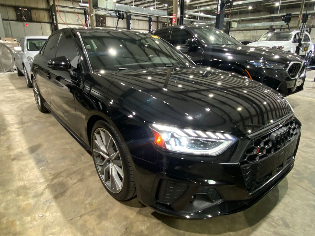 Mythos Black Metallic 2021 Audi S4 Sedan All-Wheel Drive 8-Speed Automatic