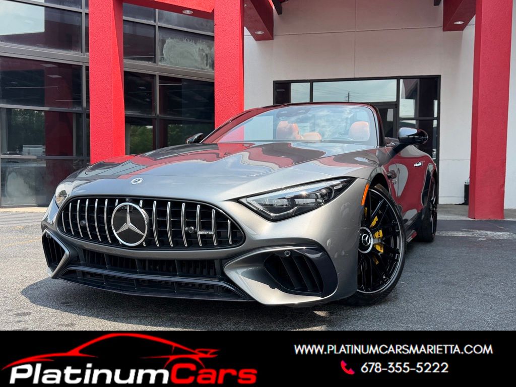 Gray 2022 Mercedes-Benz SL-Class Convertible All-Wheel Drive 9-Speed Automatic