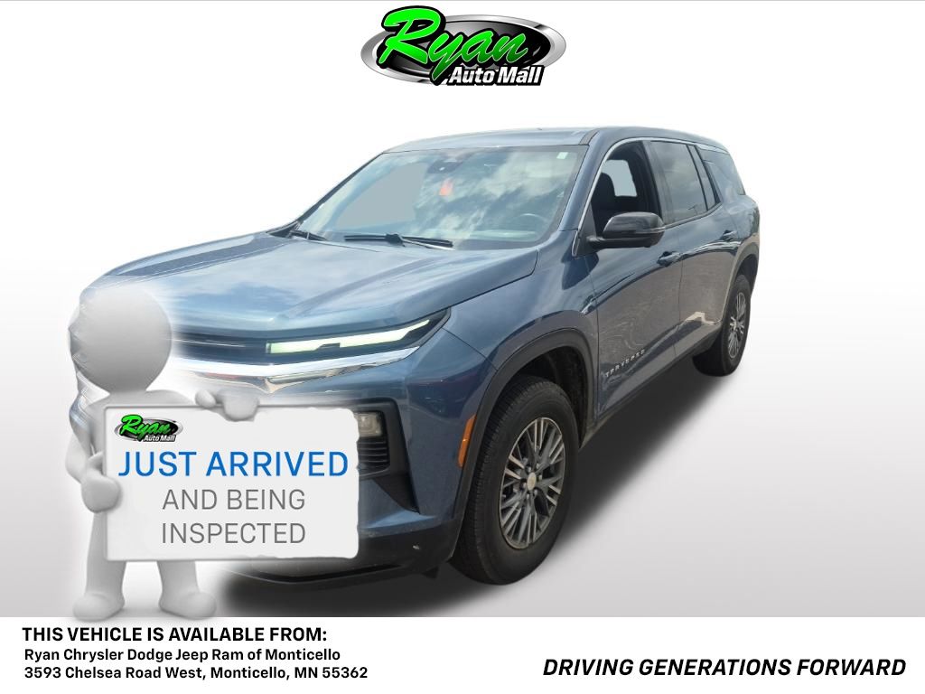 Lakeshore Blue Metallic 2024 Chevrolet Traverse SUV / Crossover Front-Wheel Drive 8-Speed Automatic