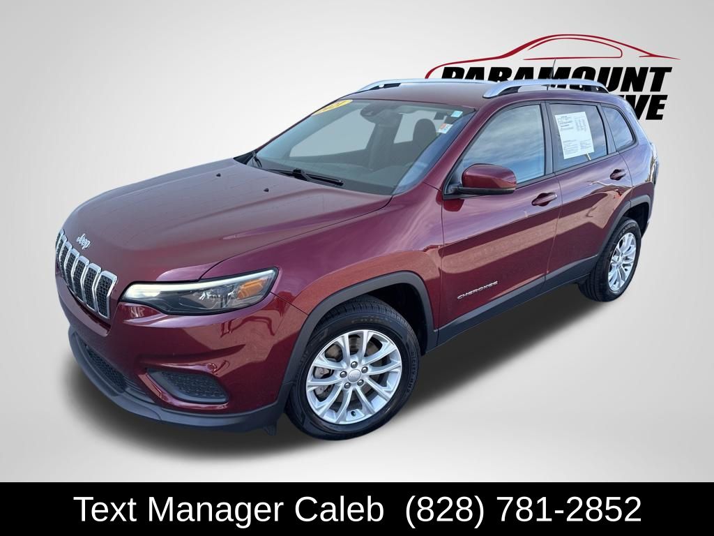 Velvet Red Pearlcoat 2021 Jeep Cherokee Latitude FWD SUV / Crossover Front-Wheel Drive 9-Speed Automatic