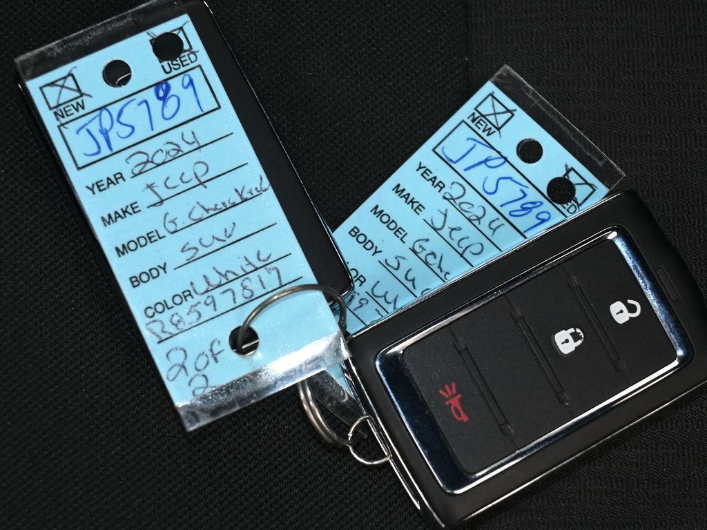 Used 2024 Bright White Clearcoat Jeep Laredo image 27