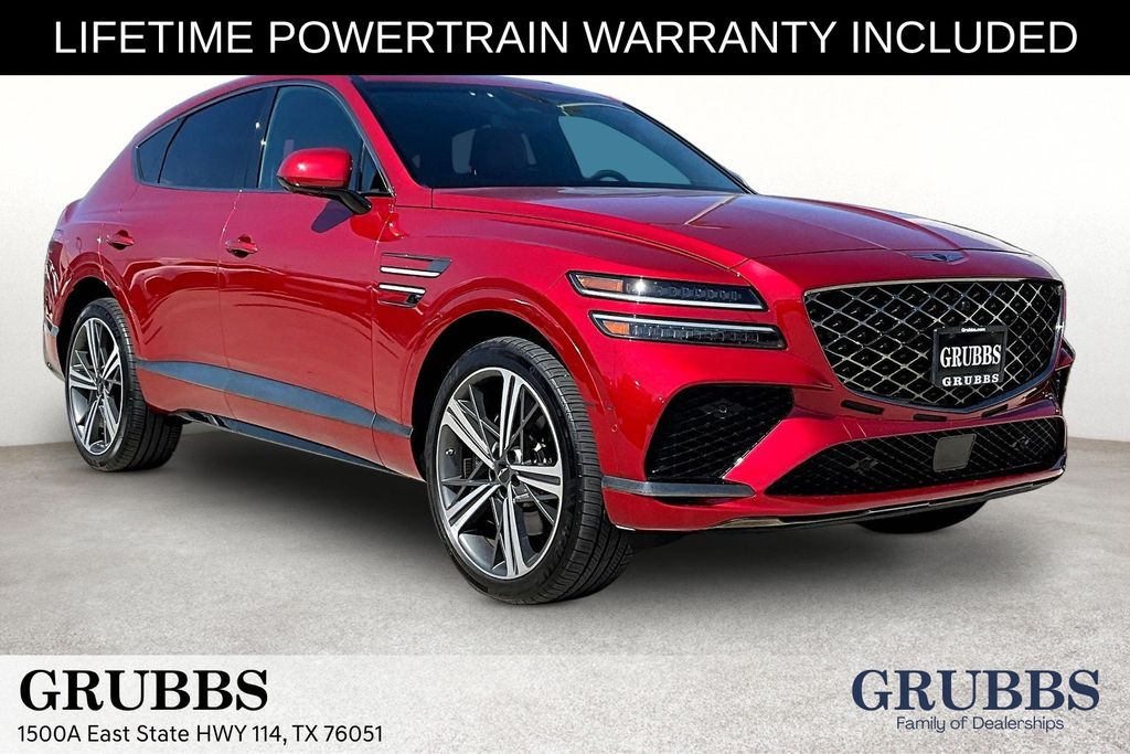 Mauna Red 2025 Genesis GV80 Coupe Coupe All-Wheel Drive 8-Speed Automatic