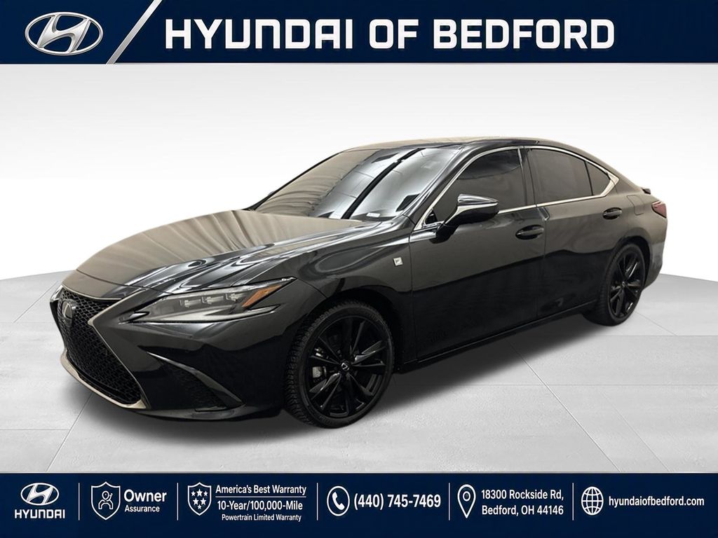Black (Caviar) 2024 Lexus ES Sedan 8-Speed Automatic