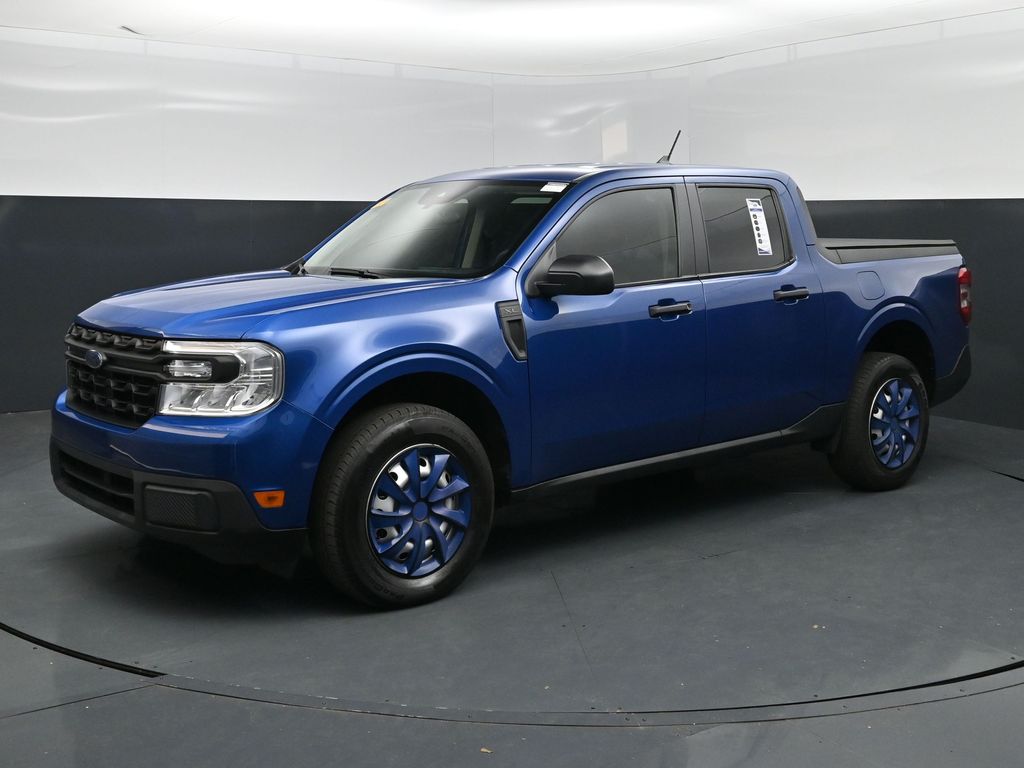Blue Metallic 2024 Ford Maverick Pickup Truck Front-Wheel Drive Continuously Variable Transmission