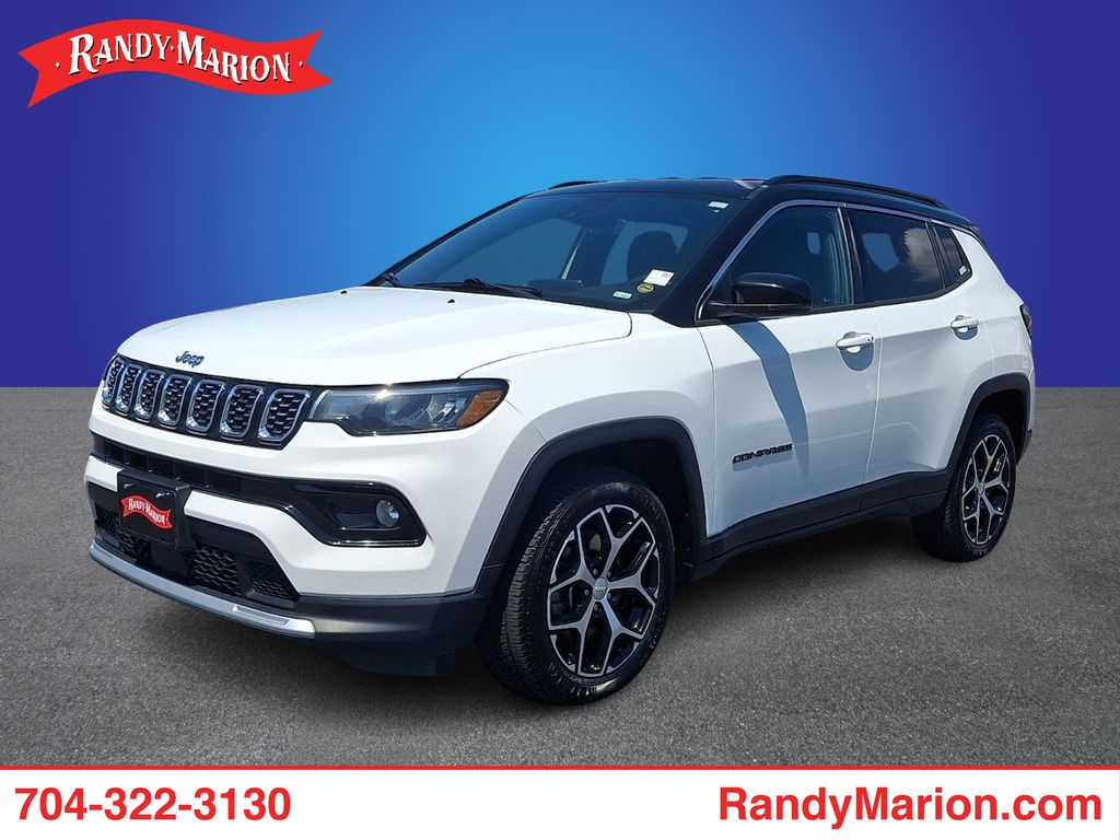 Bright White Clearcoat 2024 Jeep Compass SUV / Crossover Four-Wheel Drive 8-Speed Automatic