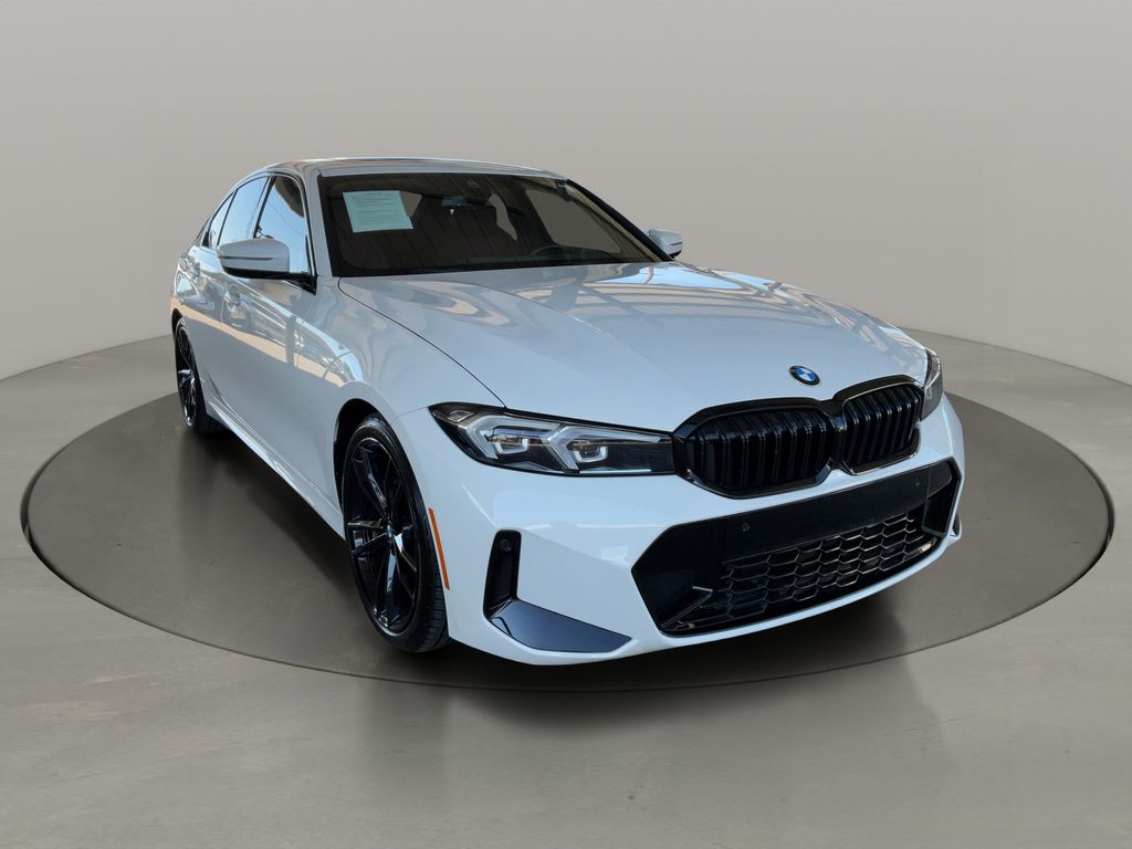 Alpine White 2023 BMW 3 Series Sedan Rear-Wheel Drive 8-Speed Automatic