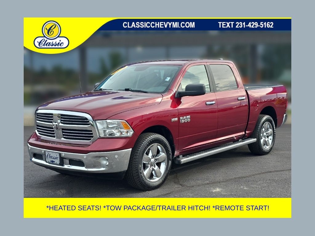 Delmonico Red Pearlcoat 2018 RAM 1500 Pickup Truck Four-Wheel Drive 8-Speed Automatic