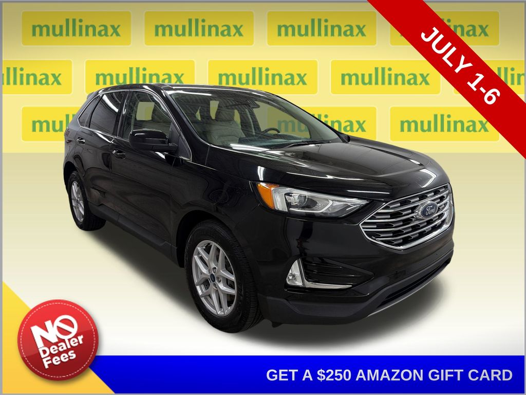 Agate Black Metallic 2021 Ford Edge SUV / Crossover All-Wheel Drive 8-Speed Automatic