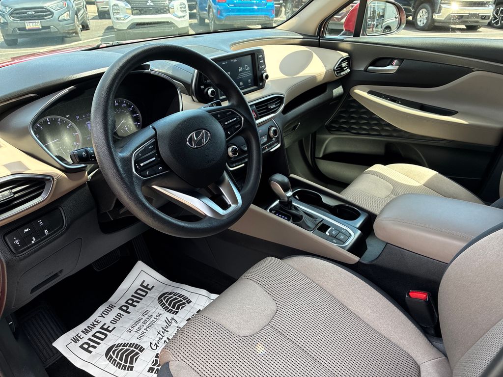 2019 Hyundai Santa Fe SE Red at Spitzer Acura