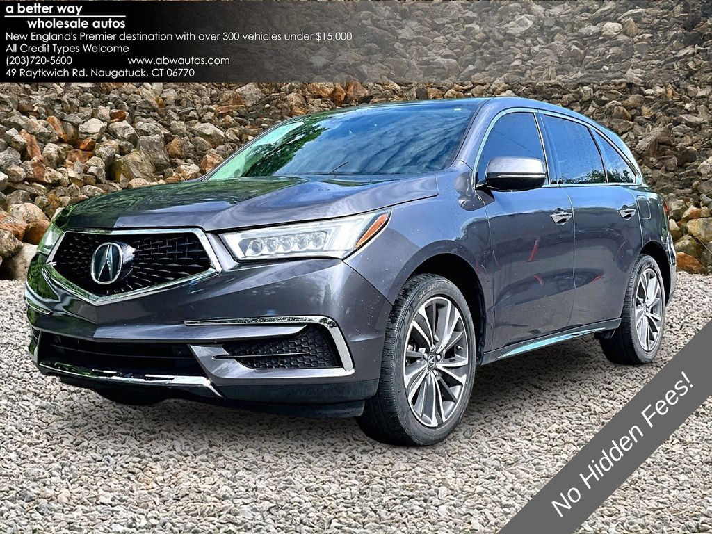Gray 2020 Acura MDX SH-AWD with Technology Package SUV / Crossover All-Wheel Drive 9-Speed Automatic