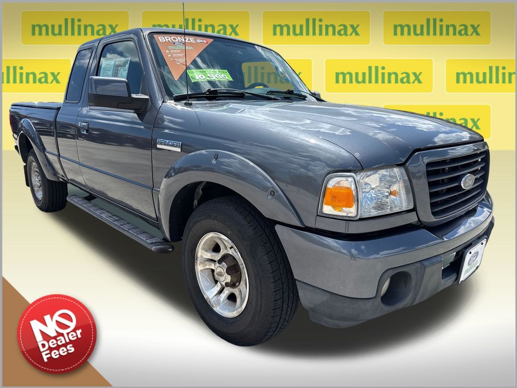 Dark Shadow Gray Clearcoat Metallic 2008 Ford Ranger Pickup Truck 4X2 5-Speed Automatic Overdrive