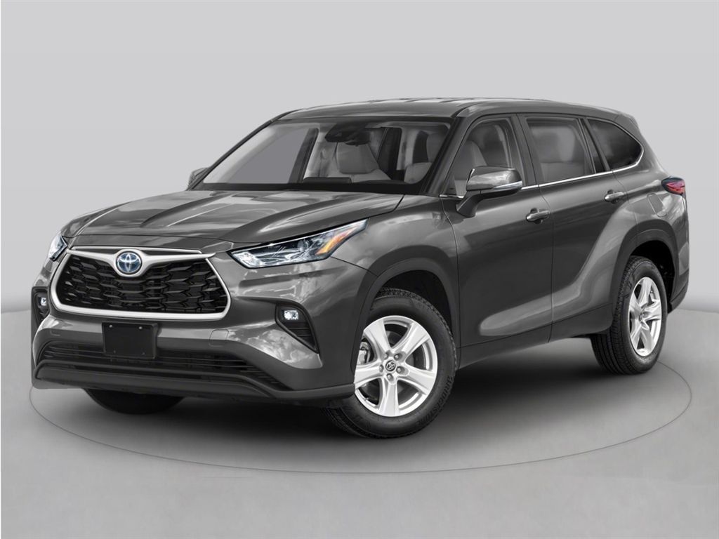 Midnight Black Metallic 2024 Toyota Highlander Hybrid SUV / Crossover Front-Wheel Drive Continuously Variable Transmission