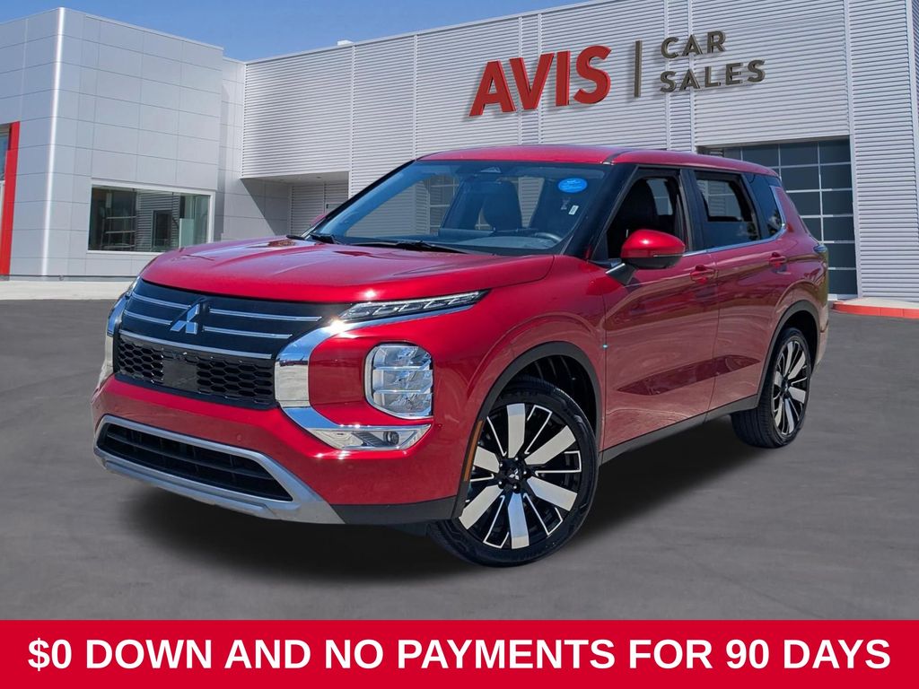 Red 2025 Mitsubishi Outlander SUV / Crossover Front-Wheel Drive Continuously Variable Transmission