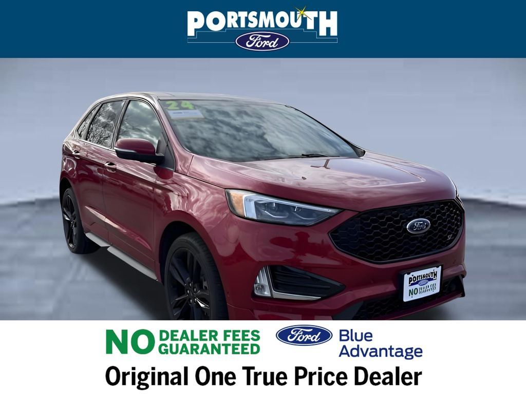 Rapid Red Metallic Tinted Clearcoat 2024 Ford Edge ST AWD SUV / Crossover All-Wheel Drive 7-Speed Automatic