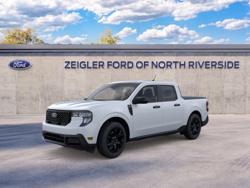 Oxford White 2025 Ford Maverick Pickup Truck All-Wheel Drive 8-Speed Automatic