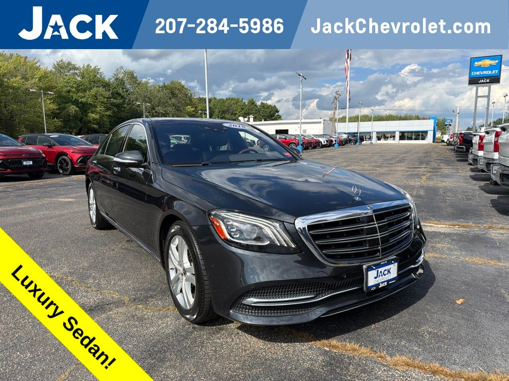 Selenite Gray Metallic 2018 Mercedes-Benz S-Class Sedan All-Wheel Drive 9-Speed Automatic