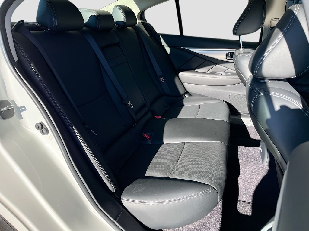 2023 INFINITI Q50 LUXE White at AutoSavvy Houston Northwest