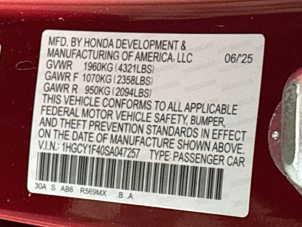 2025 Honda Accord SE