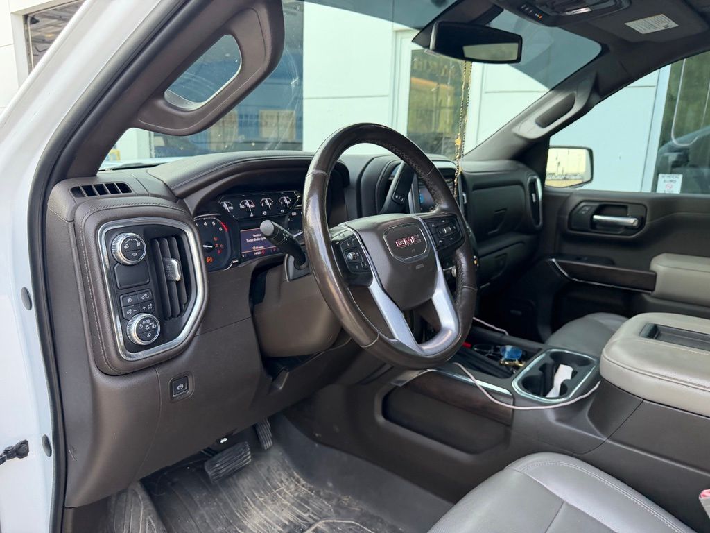2019 GMC Sierra 1500 SLT White at Wharton Chevrolet GMC