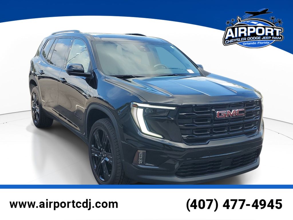 Black (Ebony Twilight Metallic) 2025 GMC Acadia SUV / Crossover Front-Wheel Drive 8-Speed Automatic