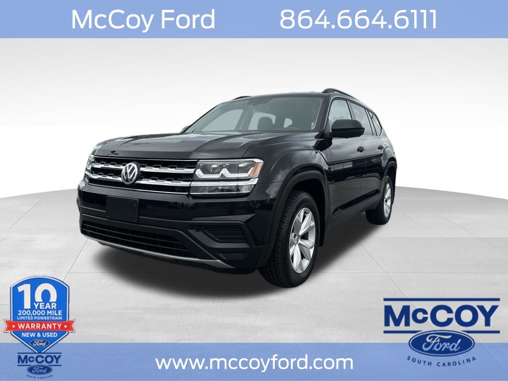 Deep Black Pearl 2020 Volkswagen Atlas S FWD SUV / Crossover Front-Wheel Drive 8-Speed Automatic