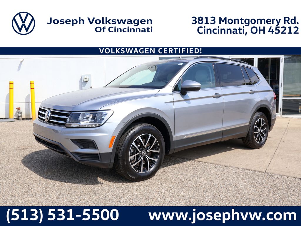 Pyrite Silver Metallic 2021 Volkswagen Tiguan SUV / Crossover All-Wheel Drive 8-Speed Automatic
