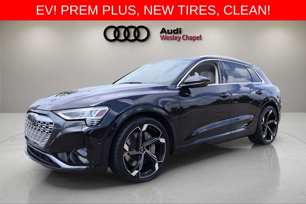Mythos Black Metallic 2024 Audi Q8 e-tron SUV / Crossover All-Wheel Drive Automatic