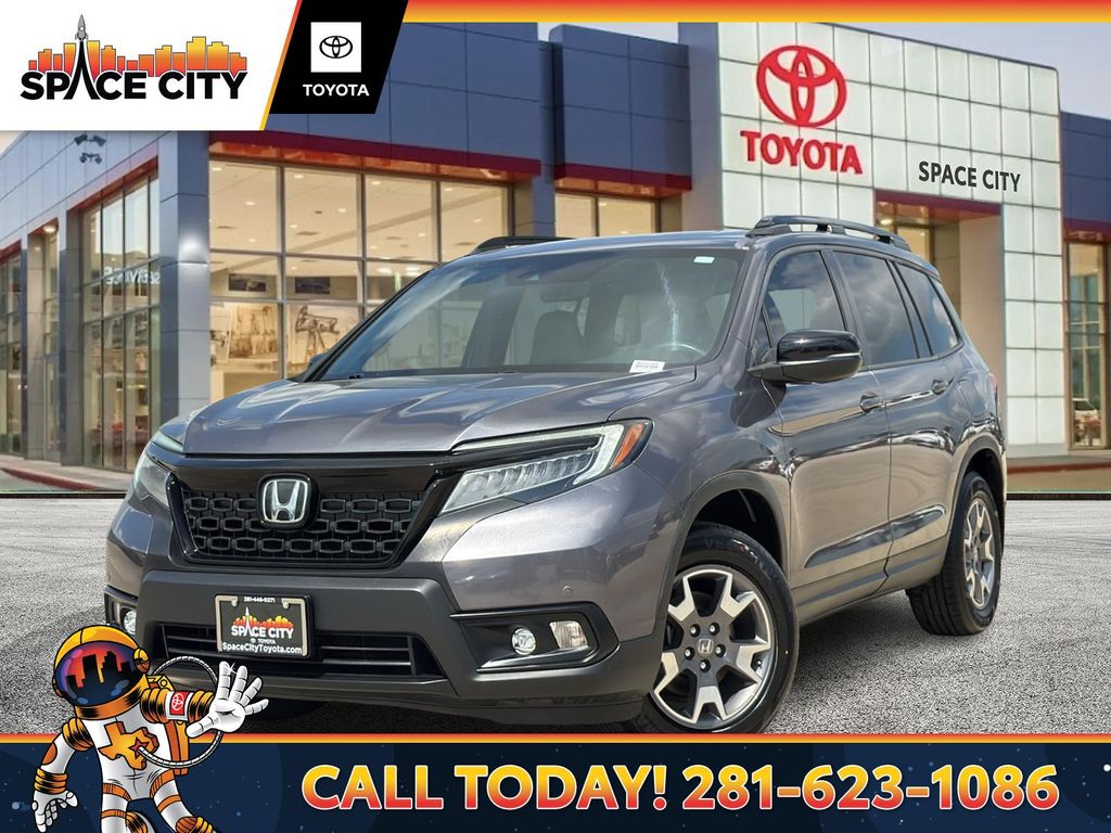 Gray 2021 Honda Passport Touring FWD SUV / Crossover Front-Wheel Drive 9-Speed Automatic
