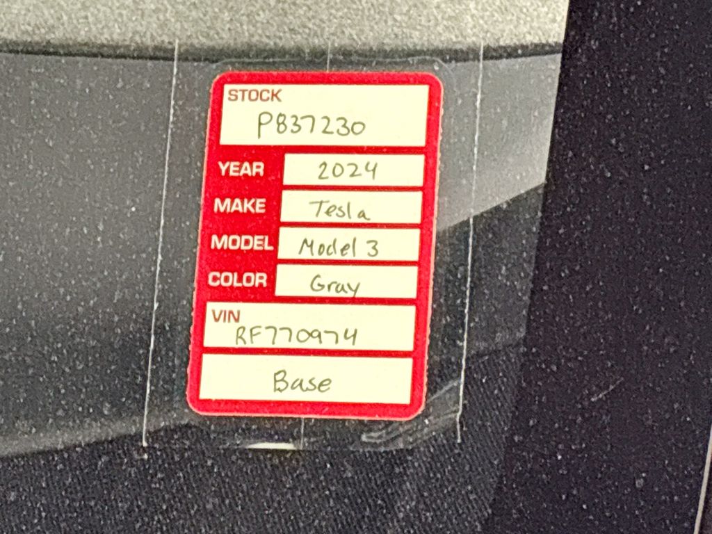 2024 Tesla Model 3 Base